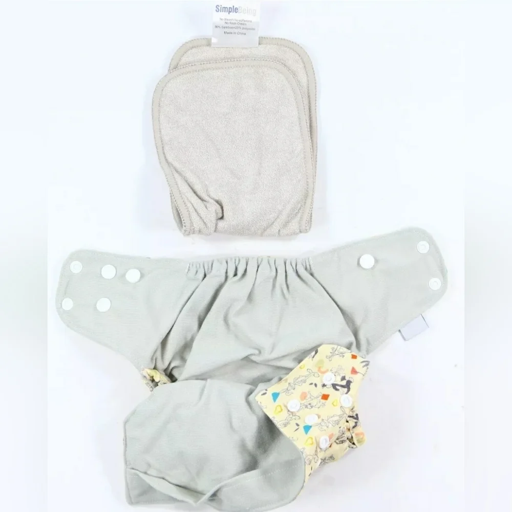 Cloth Diapers Set Bugs Bunny Tasmanian Devil Looney Tunes Adjustable